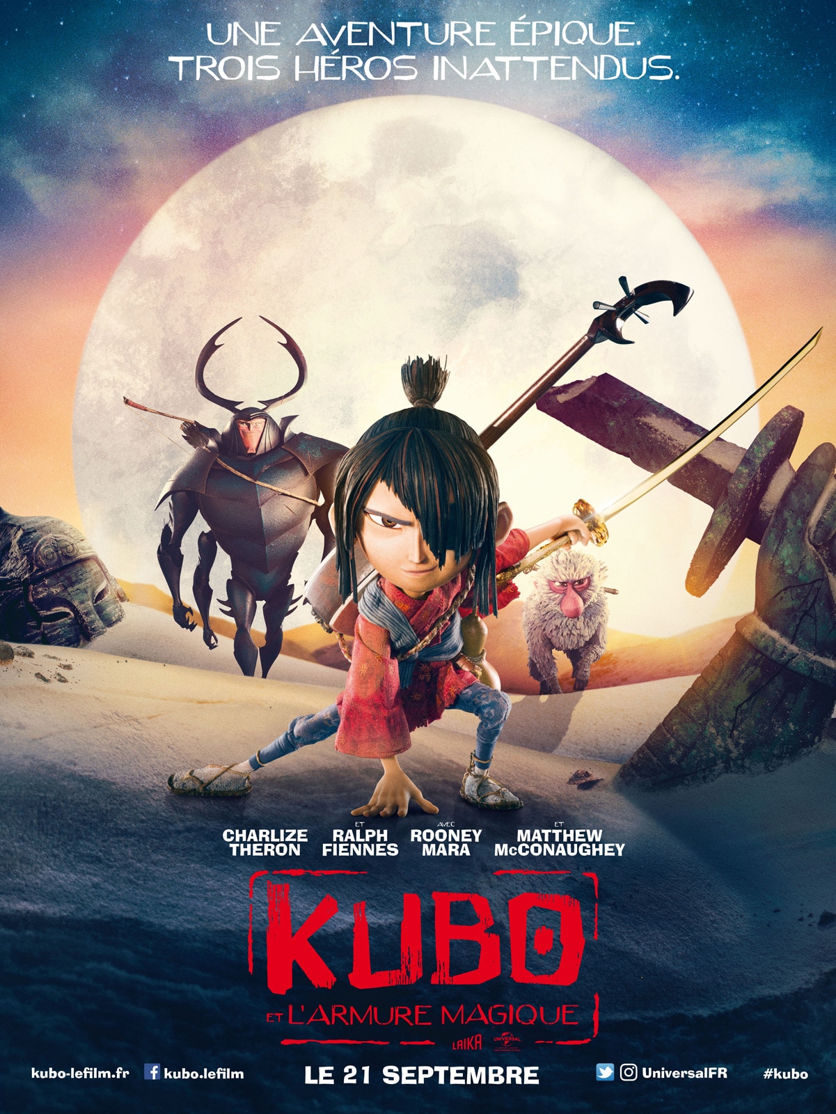 KUBO ET L'ARMURE MAGIQUE - Film poster